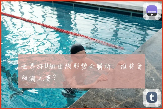 世界杯D组出线形势全解析：谁将晋级淘汰赛？